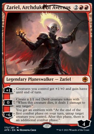 【ENG】《禽絕地獄大公扎瑞爾/Zariel, Archduke of Avernus》[被遺忘國度戰記]