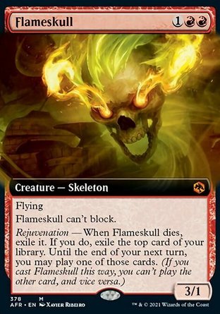 【ENG】《烈焰骷髏/Flameskull》[被遺忘國度戰記]