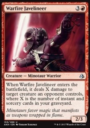 【JPN】《火矛擲手/Warfire Javelineer》[阿芒凱]