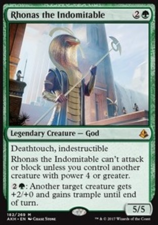 【JPN】《無畏神羅納斯/Rhonas the Indomitable》[阿芒凱]