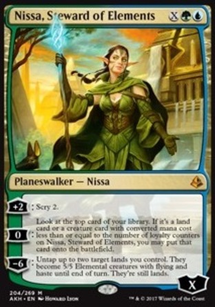 【JPN】《地源守護妮莎/Nissa, Steward of Elements》[阿芒凱]