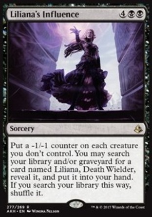 【JPN】《莉蓮娜的威能/Liliana's Influence》[阿芒凱]