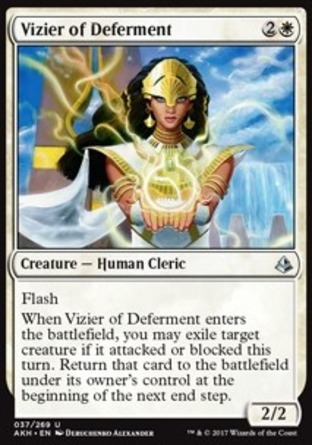 【JPN】《退敵維齊爾/Vizier of Deferment》[阿芒凱]