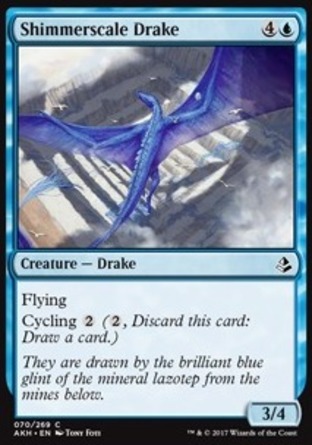 【JPN】《藍光鱗龍獸/Shimmerscale Drake》[阿芒凱]