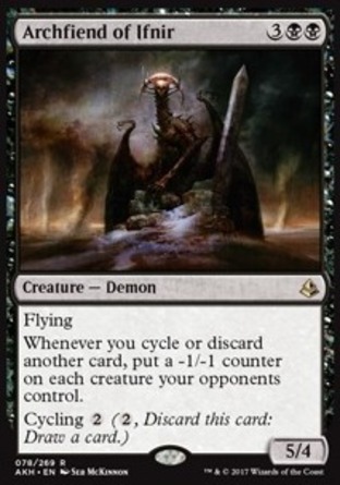 【JPN】《依法尼大惡魔/Archfiend of Ifnir》[阿芒凱]