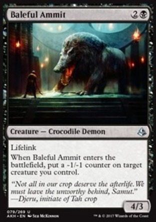 【JPN】《惡邪阿米特/Baleful Ammit》[阿芒凱]
