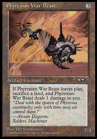 【ENG】《＜非瑞克西亞戰爭獸＞/Phyrexian War Beast》[同盟]