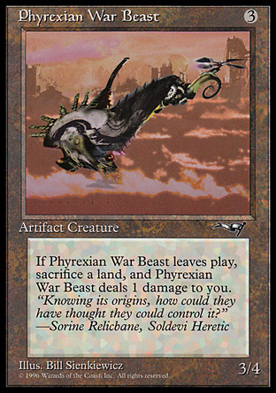 【ENG】《＜非瑞克西亞戰爭獸＞/Phyrexian War Beast》[同盟]