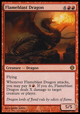 【JPN】《爆焰巨龍/Flameblast Dragon》[阿拉若斷片]