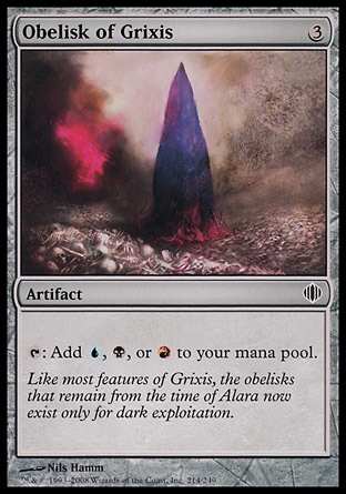 【JPN】《格利極碑/Obelisk of Grixis》[阿拉若斷片]