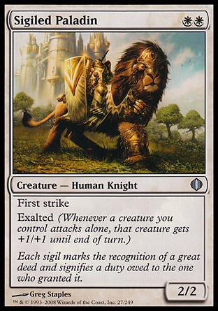 【JPN】《持印神聖武士/Sigiled Paladin》[阿拉若斷片]