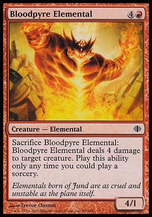 【JPN】《血祭元素/Bloodpyre Elemental》[阿拉若斷片]