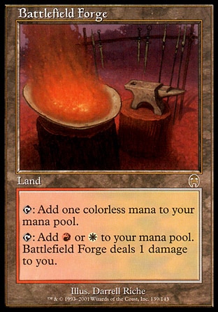 【CHT】 ☆Foil☆ 《戰場鎔爐/Battlefield Forge》[啟示錄]〔MP〕