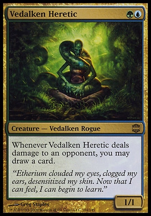 【JPN】《維多肯異教徒/Vedalken Heretic》[阿拉若新生]