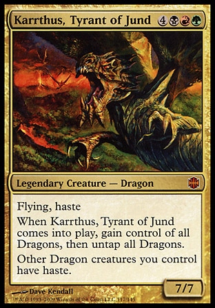 【JPN】《勇得暴君卡瑟/Karrthus, Tyrant of Jund》[阿拉若新生]