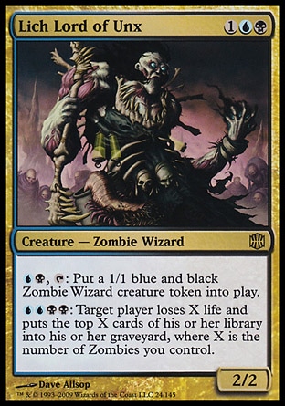 【JPN】《溫各巫妖領主/Lich Lord of Unx》[阿拉若新生]