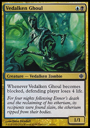 【JPN】《維多肯食屍鬼/Vedalken Ghoul》[阿拉若新生]