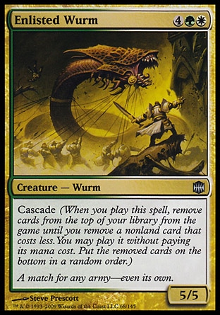 【JPN】《受召亞龍/Enlisted Wurm》[阿拉若新生]