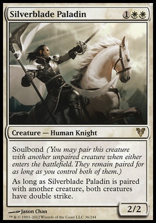 【ENG】《銀刃神聖武士/Silverblade Paladin》[艾維欣重臨]