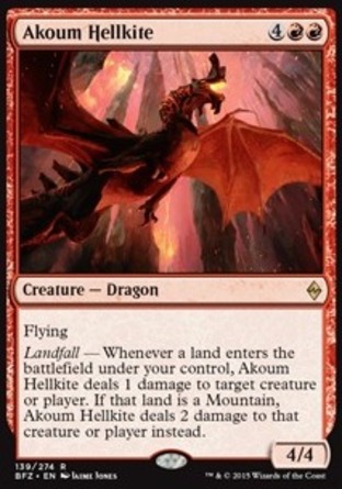 【JPN】《阿庫姆殘虐者/Akoum Hellkite》[再戰贊迪卡]