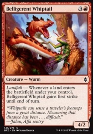 【JPN】《好鬥鞭尾亞龍/Belligerent Whiptail》[再戰贊迪卡]