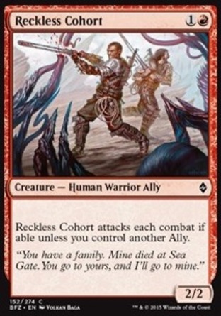 【JPN】《魯莽助拳人/Reckless Cohort》[再戰贊迪卡]