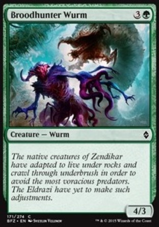 【JPN】《獵巢亞龍/Broodhunter Wurm》[再戰贊迪卡]