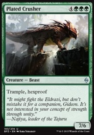 【JPN】《板甲碾破獸/Plated Crusher》[再戰贊迪卡]