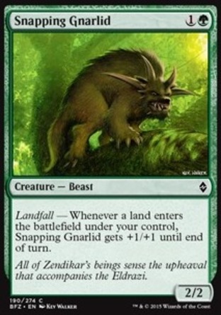【JPN】《急攫糙節獸/Snapping Gnarlid》[再戰贊迪卡]