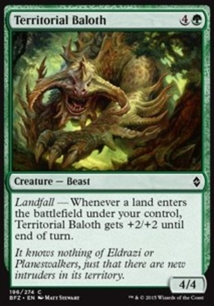 【JPN】《據地巴洛西/Territorial Baloth》[再戰贊迪卡]