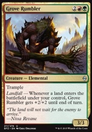 【JPN】《林地隆響靈/Grove Rumbler》[再戰贊迪卡]