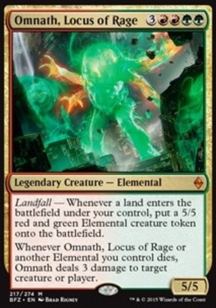 【JPN】《怒火核歐那斯/Omnath, Locus of Rage》[再戰贊迪卡]