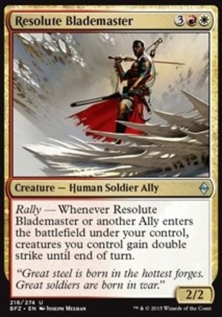 【JPN】《堅毅大劍師/Resolute Blademaster》[再戰贊迪卡]