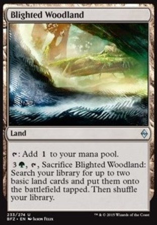 【JPN】《枯萎林地/Blighted Woodland》[再戰贊迪卡]