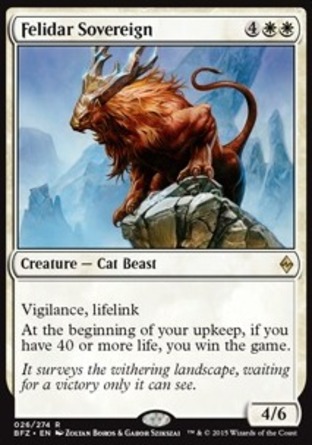 【JPN】《晶角獸君王/Felidar Sovereign》[再戰贊迪卡]