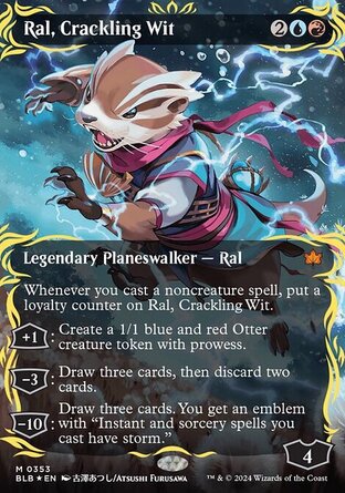 【ENG】 ☆Foil☆ 《震天急智拉爾/Ral, Crackling Wit》[斑隆洛]