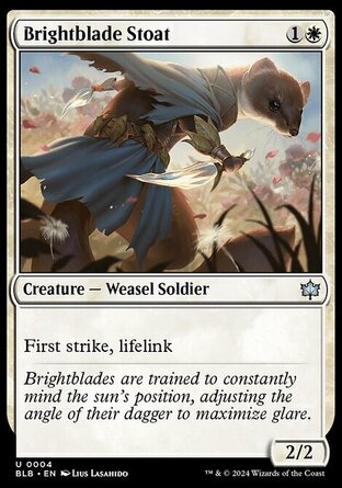 【ENG】《閃劍白鼬/Brightblade Stoat》[斑隆洛]