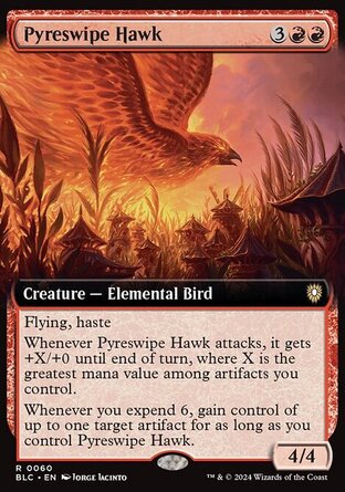 【ENG】《炎拂翔鷹/Pyreswipe Hawk》[斑隆洛指揮官]