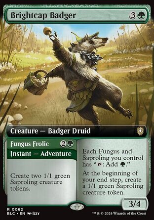 【ENG】《炫頂獾#真菌嬉戲/Brightcap Badger#Fungus Frolic》[斑隆洛指揮官]