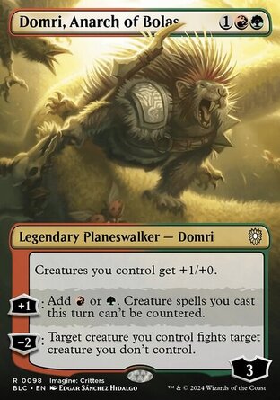 【ENG】《波拉斯逆豎多密/Domri, Anarch of Bolas》[斑隆洛指揮官]