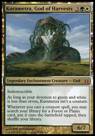【JPN】《豐收神卡拉美特拉/Karametra, God of Harvests》[天神創生]