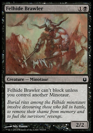 【JPN】《驚怖喧嘩兵/Felhide Brawler》[天神創生]