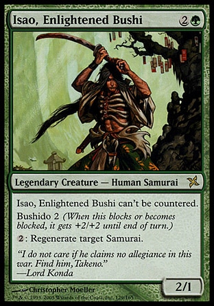 【JPN】《悟道武士勳雄/Isao, Enlightened Bushi》[神河叛將譜]