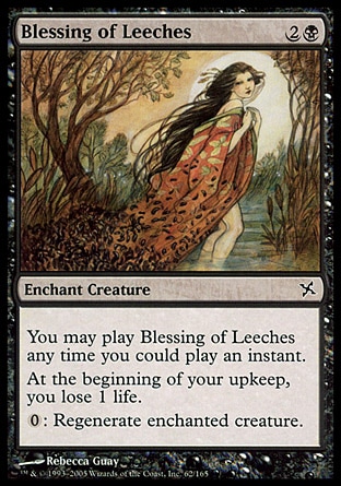 【JPN】《蛭蟲加持/Blessing of Leeches》[神河叛將譜]