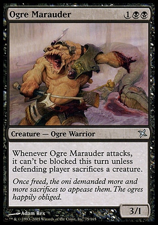 【JPN】《劫掠食人魔/Ogre Marauder》[神河叛將譜]