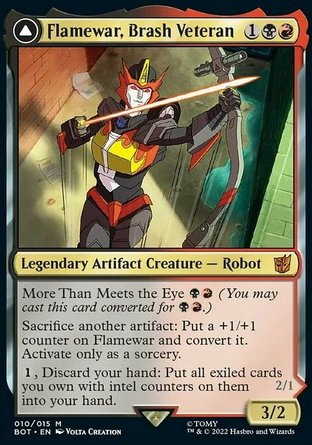 【ENG】《資深傲徒戰火紅/Flamewar, Brash Veteran》[變形金剛]