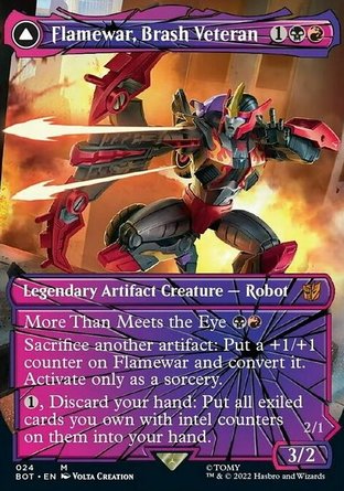 【ENG】《資深傲徒戰火紅/Flamewar, Brash Veteran》[變形金剛]