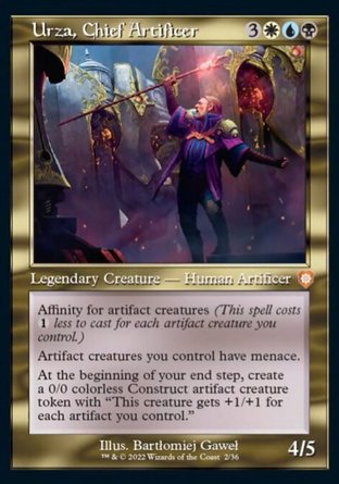 【ENG】《鑄物卿克撒/Urza, Chief Artificer》[兄弟之戰指揮官]