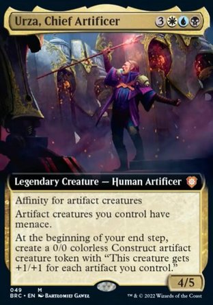 【JPN】《鑄物卿克撒/Urza, Chief Artificer》[兄弟之戰指揮官]