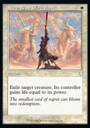 【ENG】《化劍為犁/Swords to Plowshares》[兄弟之戰指揮官]